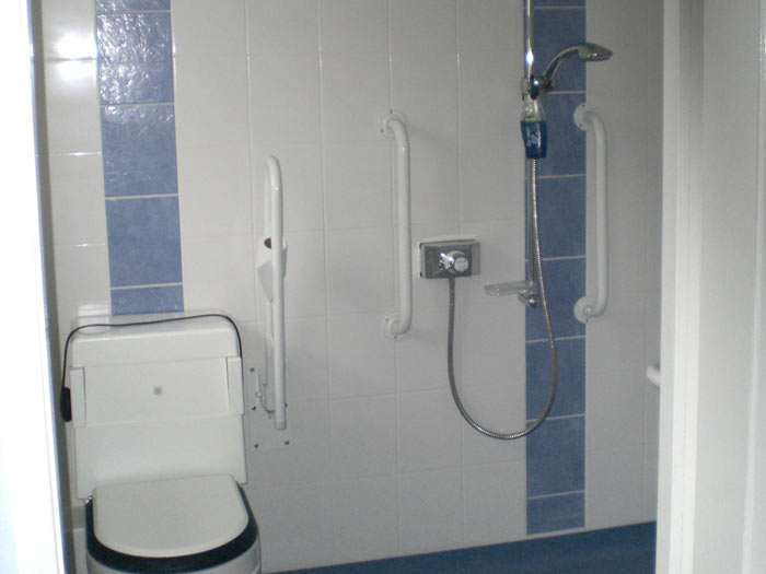 New bathroom , wetroom for disabled 