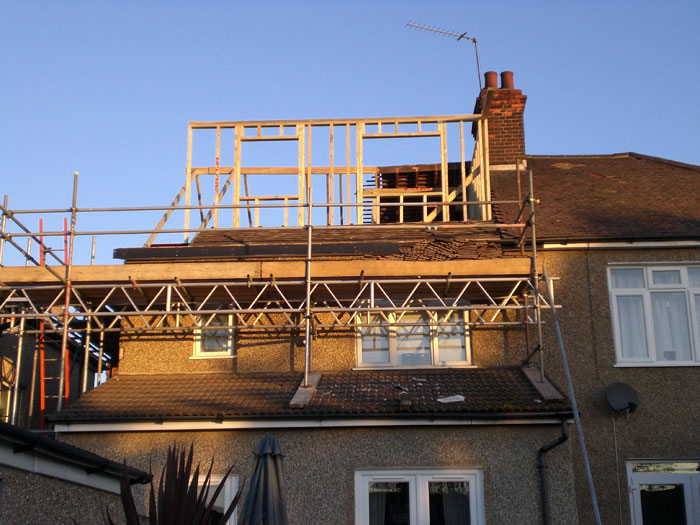 Work During Box Roof Conversion