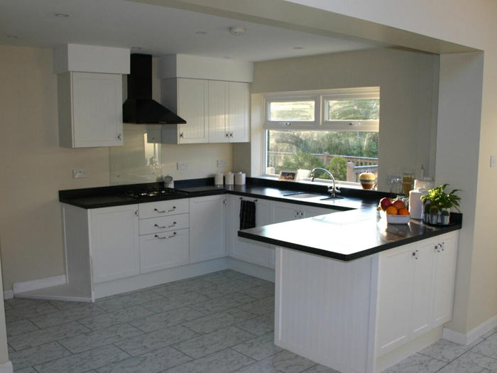 Kitchen in new extension